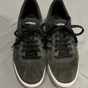 Adidas Courtset Black Suede Shoes